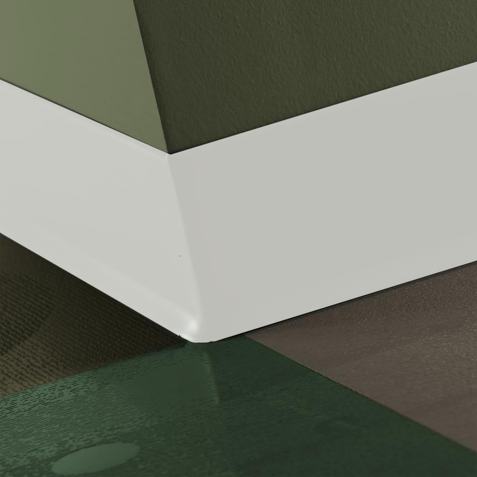 Tarkett - Plinthe en caoutchouc Duracove Thermoplastic Rubber 1/8" (Type TP) Toeless Duracove #08 Icicle - 1/8" (3 mm) x 4-1/2" x 120'