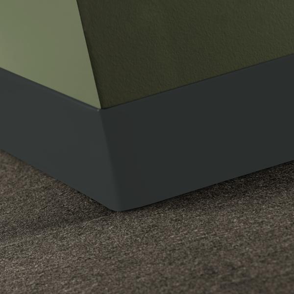 Tarkett - Plinthe en caoutchouc Duracove Thermoplastic Rubber 1/8" (Type TP) Toeless Duracove #82 Black Pearl - 1/8" (3 mm) x 4-1/2" x 120'