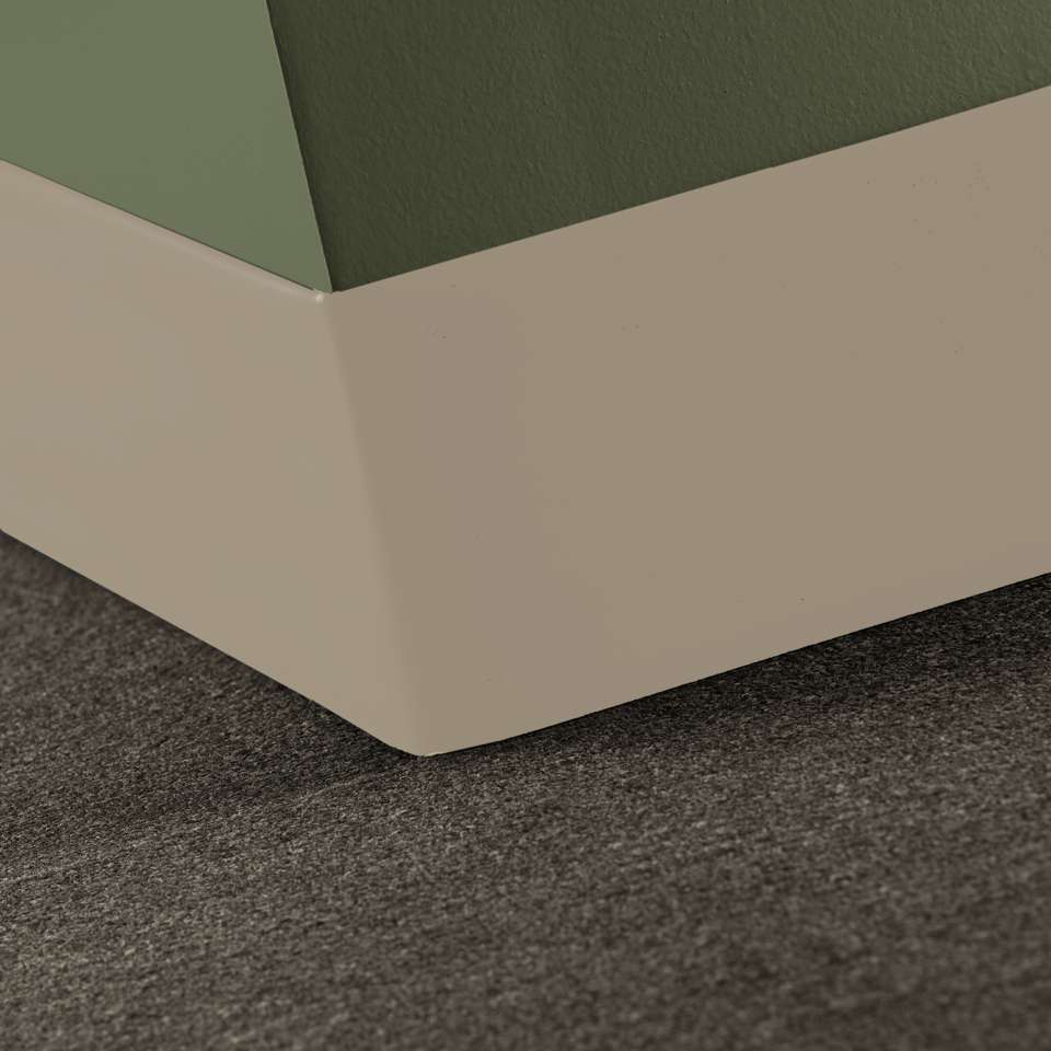 Tarkett - Caoutchouc thermoplastique Duracove 1/8" (type TP) - DCT 09 6 X 100 1/8 TOELESS Duracove 6" Toeless #9 Clay - Wallbase 100'