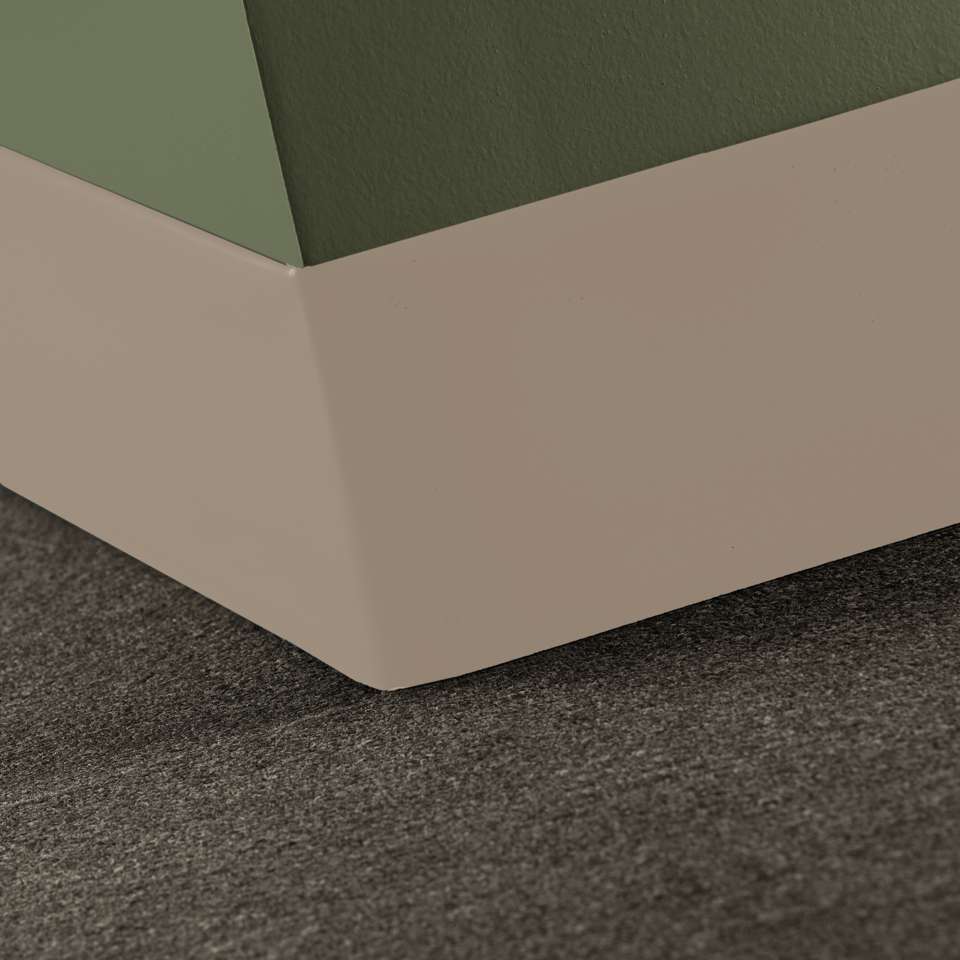 Tarkett - Caoutchouc thermoplastique Duracove 1/8" (type TP) - DCT 49 6 X 100 1/8 TOELESS Duracove 6" Toeless #49 Beige - Wallbase 100'