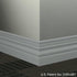 Tarkett - Plinthe Millwork profilée en caoutchouc Diplomat #28 Medium Grey 4-1/2" x 8' (paquet de 6)