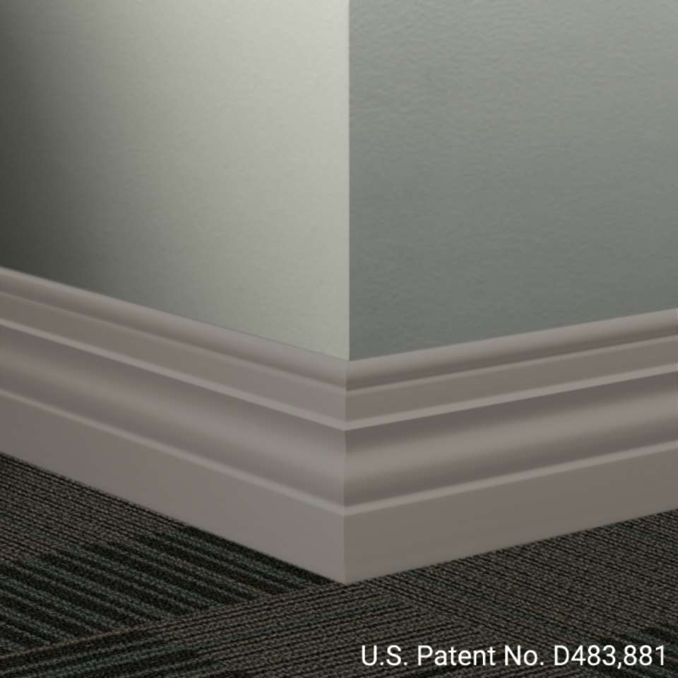 Tarkett - Système de finition murale Millwork - MW 29 A Diplomat 4 1⁄2” - MW XX A #29 Moon Rock - Wallbase 8' (paquet de 6)