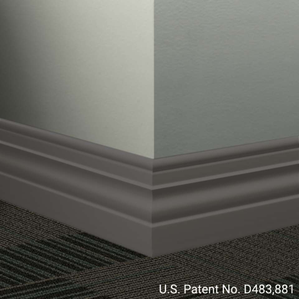 Tarkett - Système de finition murale Millwork - MW 44 A Diplomat 4 1⁄2” - MW XX A #44 Dark Brown - Wallbase 8' (paquet de 6)