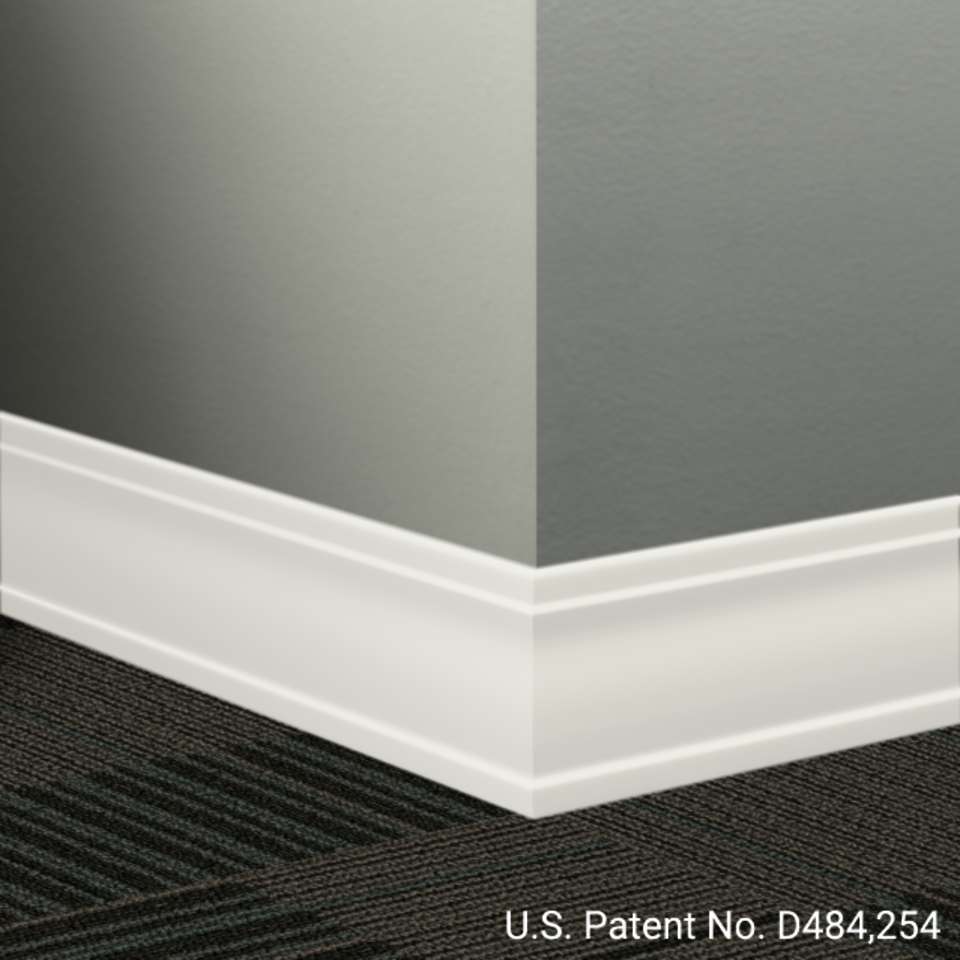 Tarkett - Système de finition murale Millwork - MW 08 D Outline 3 1⁄2” #8 Icicle - Wallbase 8' (paquet de 10)