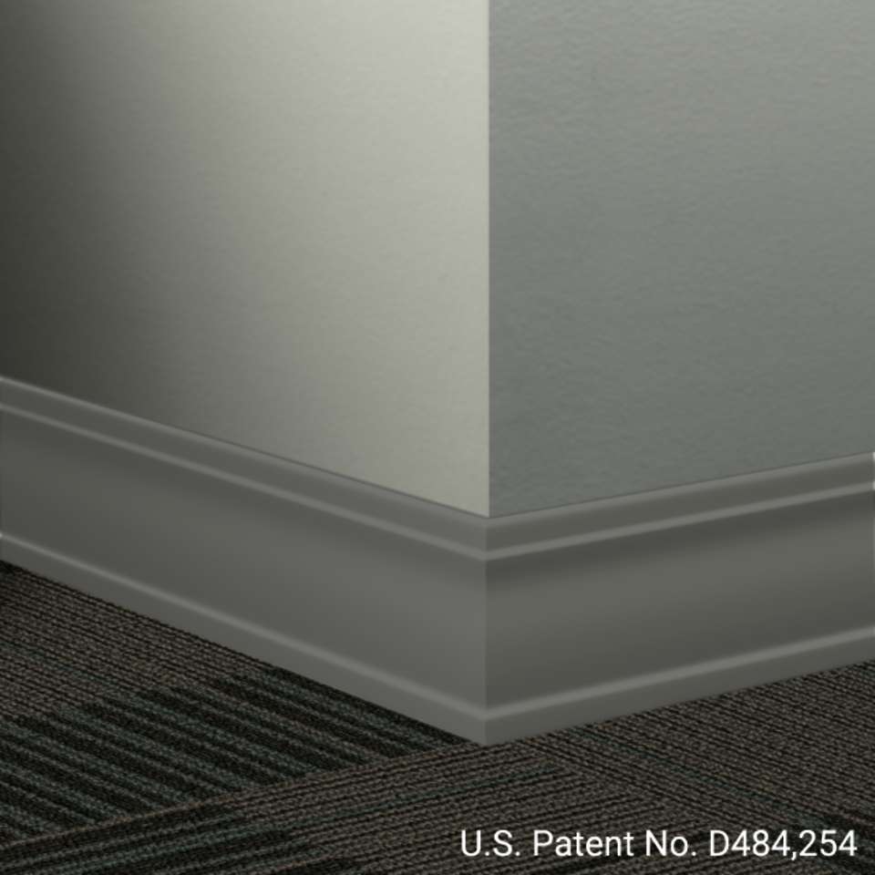 Tarkett - Système de finition murale Millwork - MW 168 D Outline 3 1⁄2” #168 Thunder - Wallbase 8' (paquet de 10)