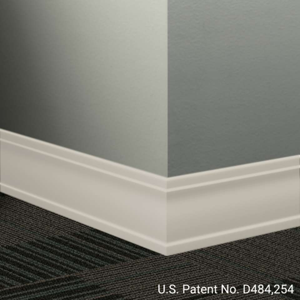 Tarkett - Système de finition murale Millwork - MW 24 D Outline 3 1⁄2” #24 Grey Haze - Wallbase 8' (paquet de 10)