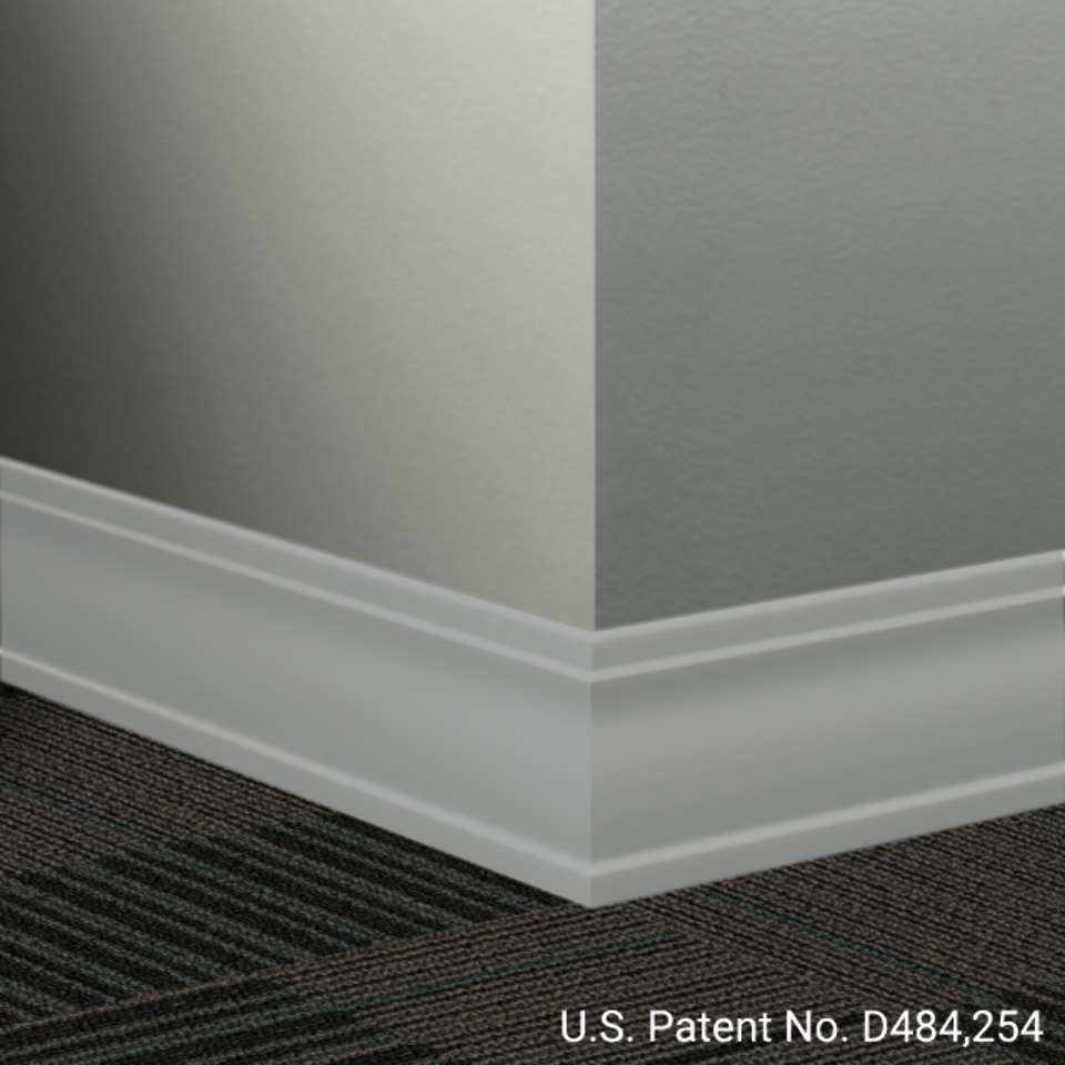 Tarkett - Système de finition murale Millwork - MW 38 D Outline 3 1⁄2” #38 Pewter - Wallbase 8' (paquet de 10)