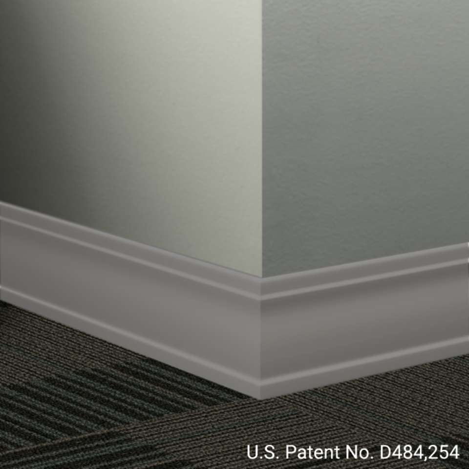 Tarkett - Système de finition murale Millwork - MW 48 D Outline 3 1⁄2” #48 Grey - Wallbase 8' (paquet de 10)