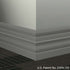 Tarkett - Système de finition murale Millwork - MW 20 E Attaché 6" #20 Charcoal - Wallbase 8' (paquet de 8)