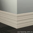 Tarkett - Système de finition murale Millwork - MW 31 E Attaché 6" #31 Zephyr - Wallbase 8' (paquet de 8)