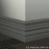 Tarkett - Système de finition murale Millwork - MW 40 E Attaché 6" #40 Black - Wallbase 8' (paquet de 8)