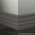 Tarkett - Système de finition murale Millwork - MW 44 E Attaché 6" #44 Dark Brown - Wallbase 8' (paquet de 8)