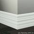 Tarkett - Système de finition murale Millwork - MW 50 E Attaché 6" #50 White - Wallbase 8' (paquet de 8)