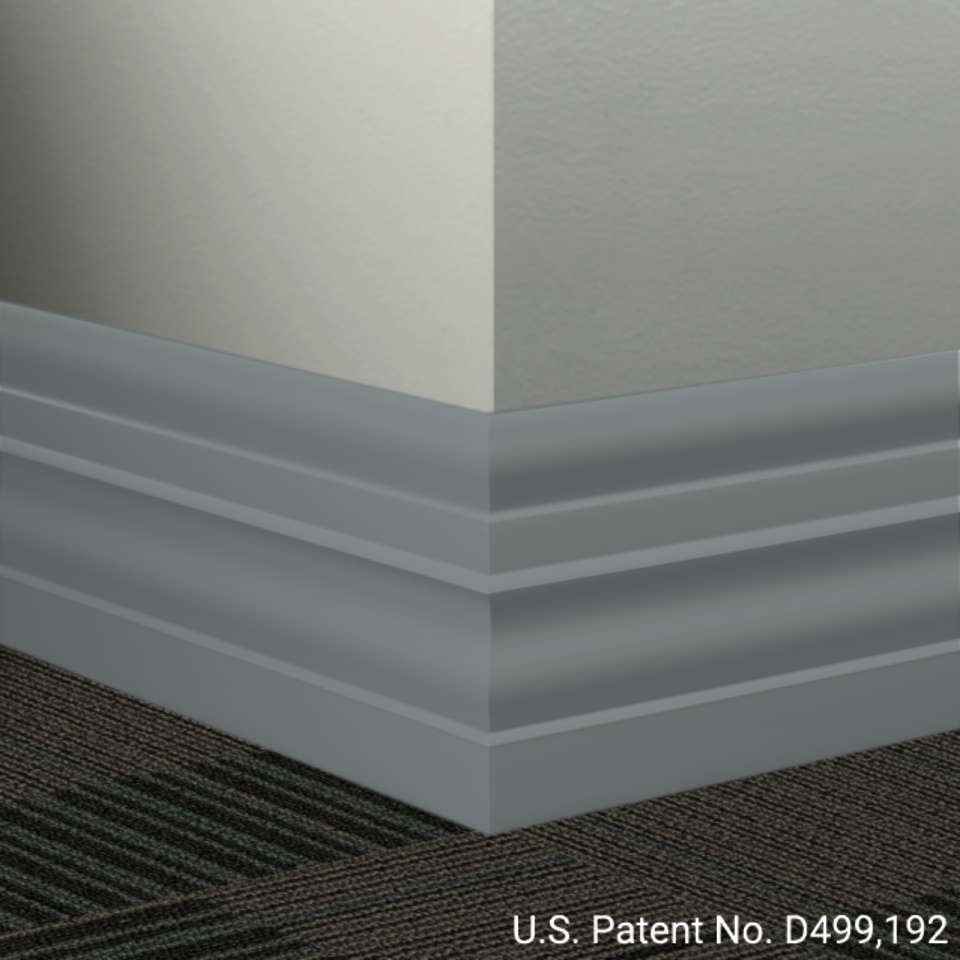 Tarkett - Système de finition murale Millwork - MW 71 E Attaché 6" #71 Storm Cloud - Wallbase 8' (paquet de 8)
