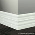 Tarkett - Système de finition murale Millwork - MW TG1 E Attaché 6" #TG1 Snowbound - Wallbase 8' (paquet de 8)