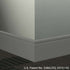 Tarkett - Système de finition murale Millwork - MW 20 F Reveal 4 1⁄4” #20 Charcoal - Wallbase 8' (paquet de 8)