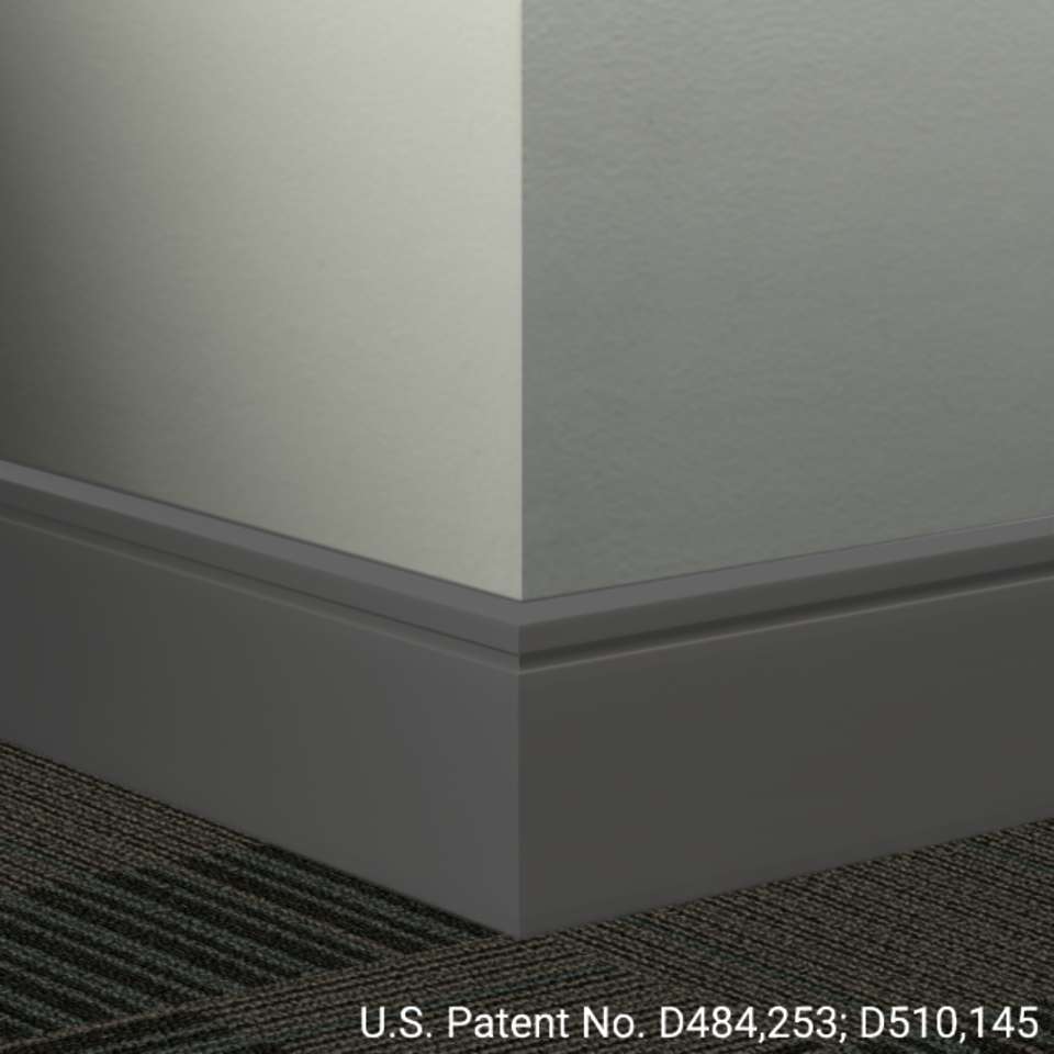 Tarkett - Système de finition murale Millwork - MW 40 F Reveal 4 1⁄4” #40 Black - Wallbase 8' (paquet de 8)