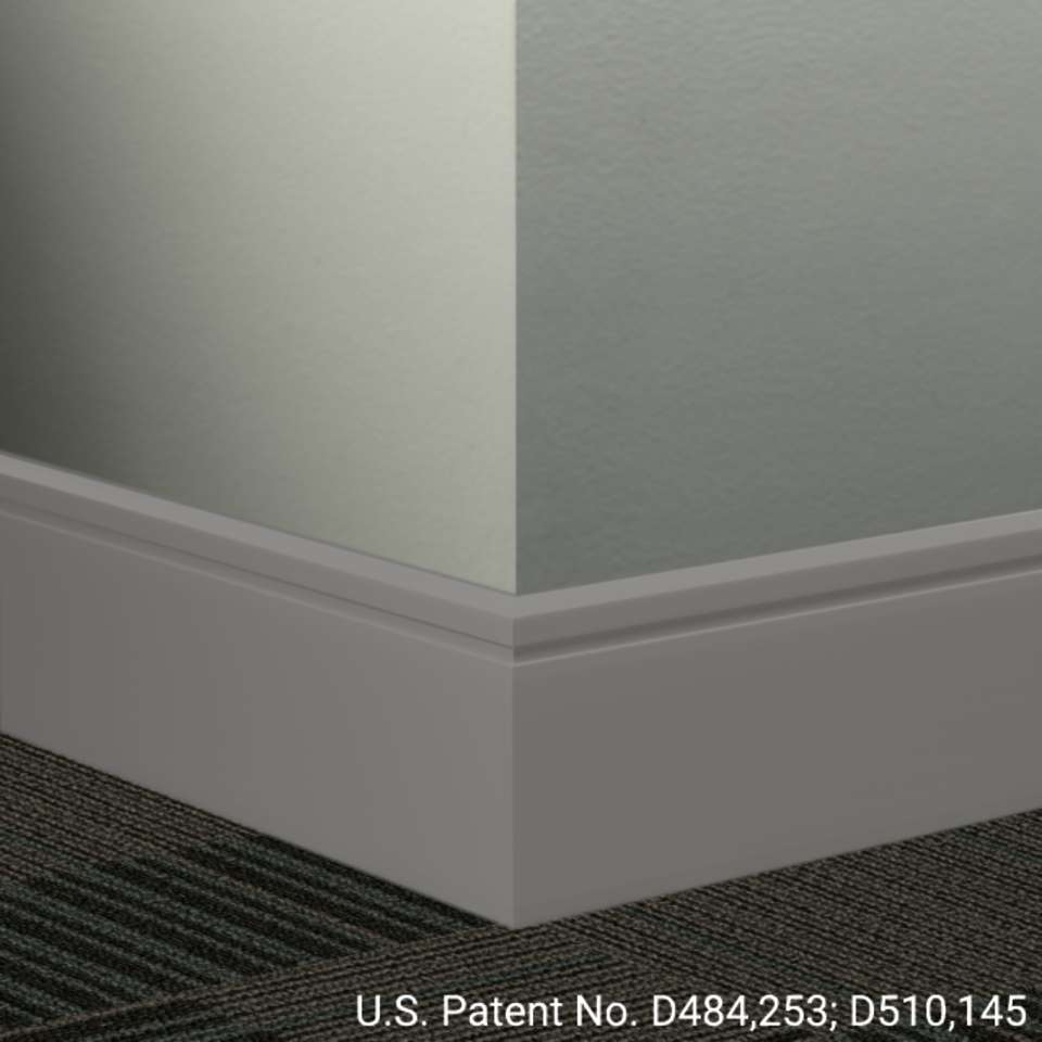 Tarkett - Système de finition murale Millwork - MW 48 F Reveal 4 1⁄4” #48 Grey - Wallbase 8' (paquet de 8)
