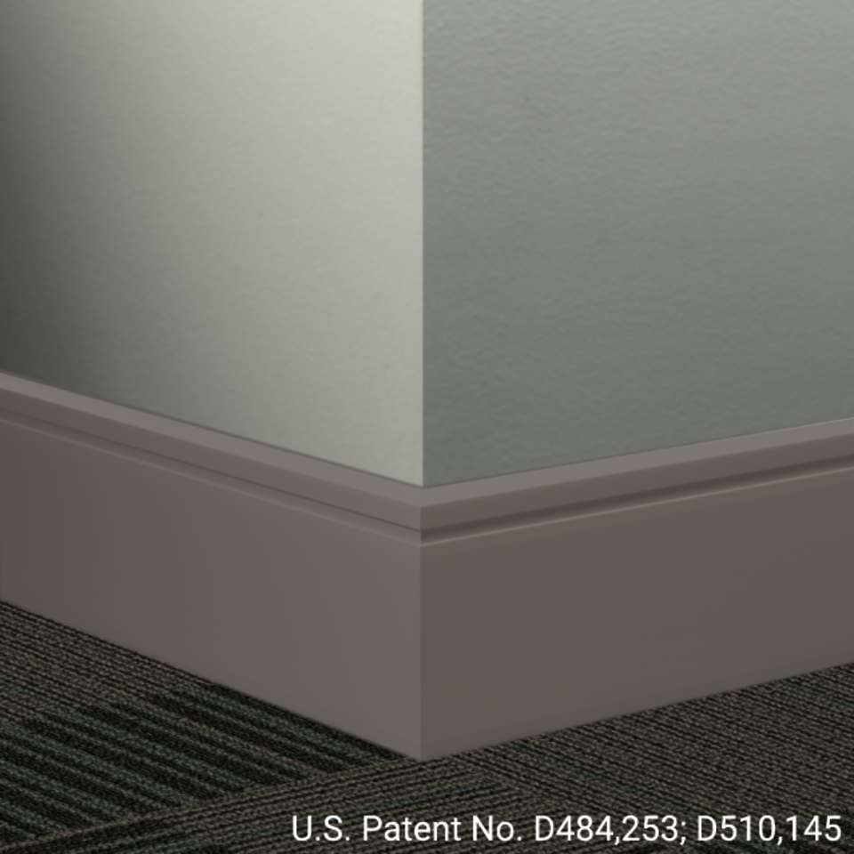 Tarkett - Système de finition murale Millwork - MW TB1 F Reveal 4 1⁄4” #TB1 Peppercorn - Wallbase 8' (paquet de 8)