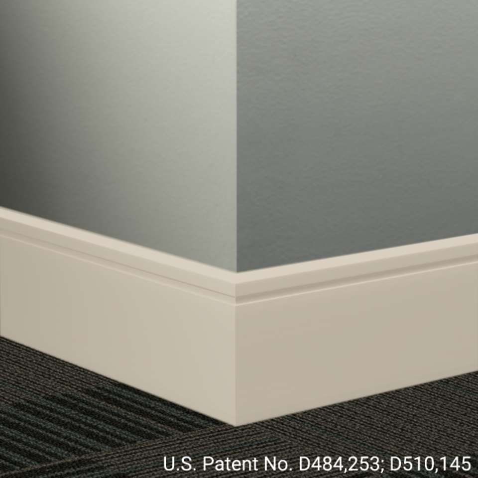 Tarkett - Système de finition murale Millwork - MW 22 F6 Reveal 6" #22 Pearl - Wallbase 8' (paquet de 8)