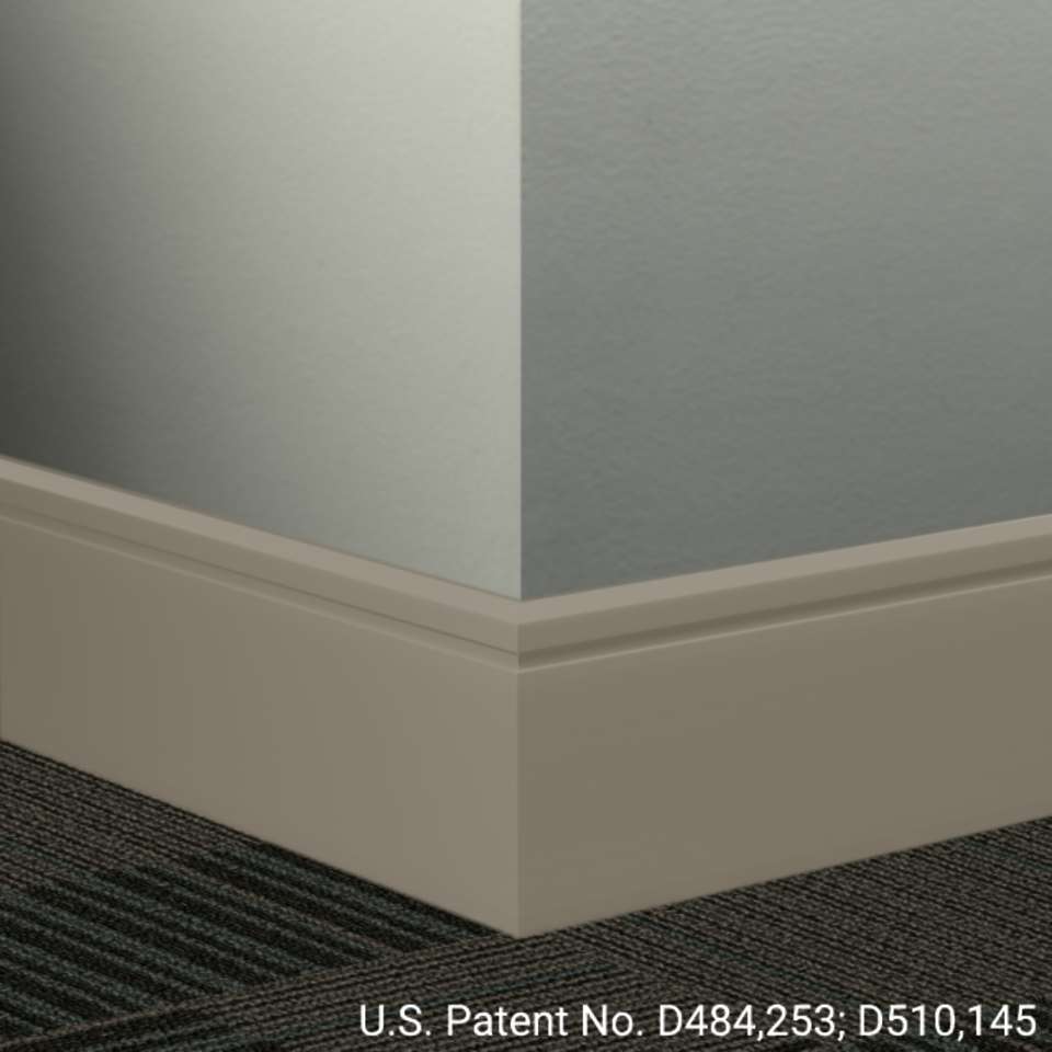 Tarkett - Système de finition murale Millwork - MW 281 F6 Reveal 6" #281 Grizzly - Wallbase 8' (paquet de 8)