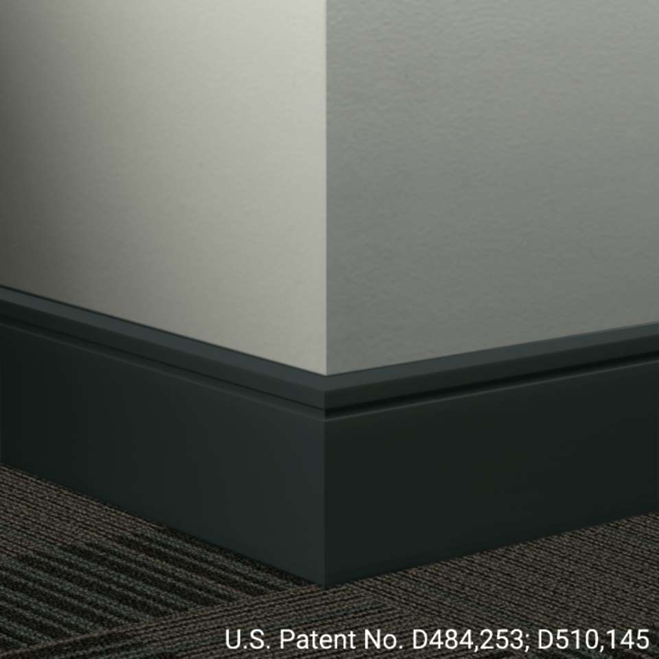 Tarkett - Système de finition murale Millwork - MW TG4 F6 Reveal 6" #TG4 Black Magic - Wallbase 8' (paquet de 8)