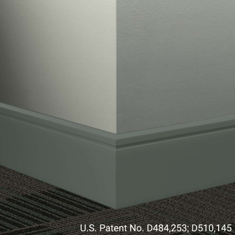 Tarkett - Système de finition murale Millwork - MW 86 F6 Reveal 6" #86 Hunter Green - Wallbase 8' (paquet de 8)