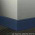 Tarkett - Plinthe Millwork profilée en caoutchouc Reveal #TH2 Blue Intensity 8" x 8' (paquet de 4)