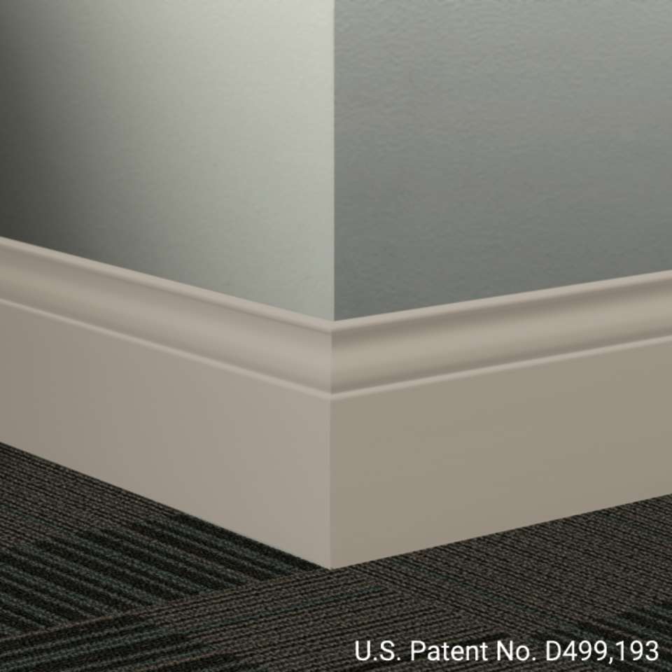Tarkett - Système de finition murale Millwork - MW 121 G Inflection 5 1⁄4” #121 Cement - Wallbase 8' (paquet de 6)