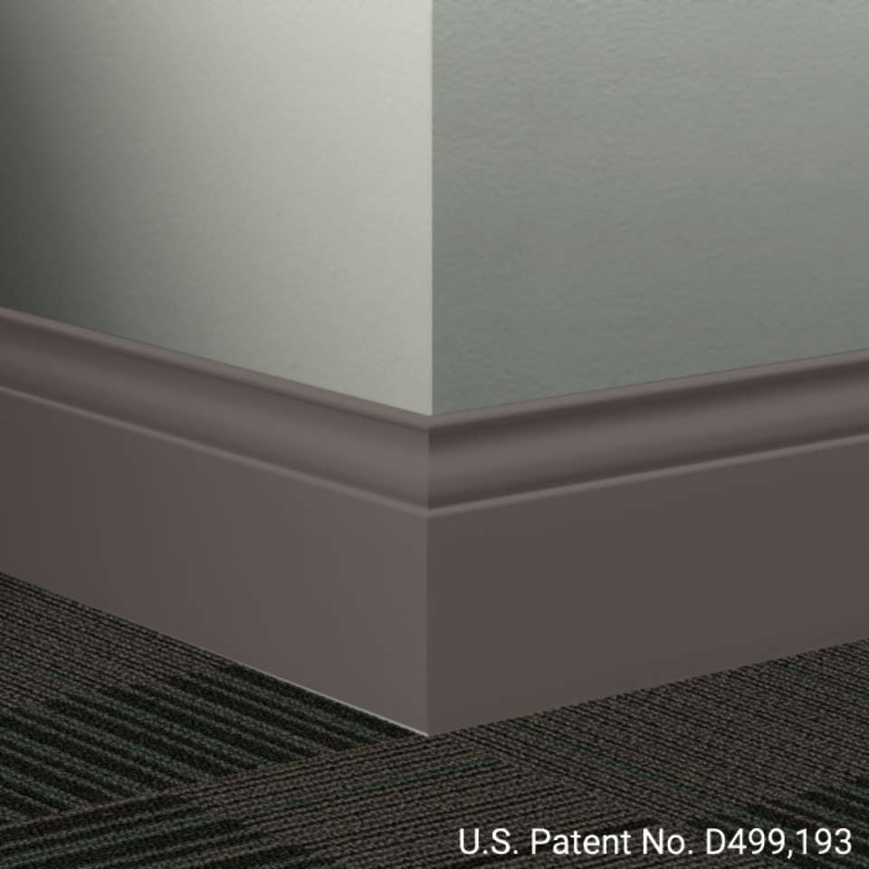 Tarkett - Système de finition murale Millwork - MW 167 G Inflection 5 1⁄4” #167 Fudge - Wallbase 8' (paquet de 6)