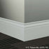 Tarkett - Système de finition murale Millwork - MW 21 G Inflection 5 1⁄4” #21 Platinum - Wallbase 8' (paquet de 6)