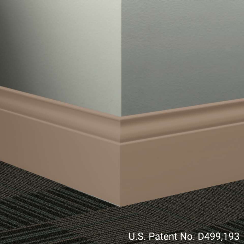 Tarkett - Système de finition murale Millwork - MW 45 G Inflection 5 1⁄4” #45 Sandalwood - Wallbase 8' (paquet de 6)