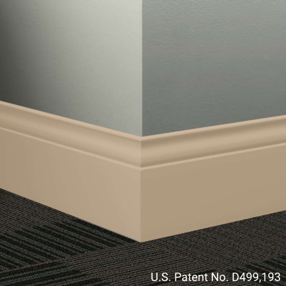 Tarkett - Système de finition murale Millwork - MW 461 G Inflection 5 1⁄4” #461 Wicker - Wallbase 8' (paquet de 6)