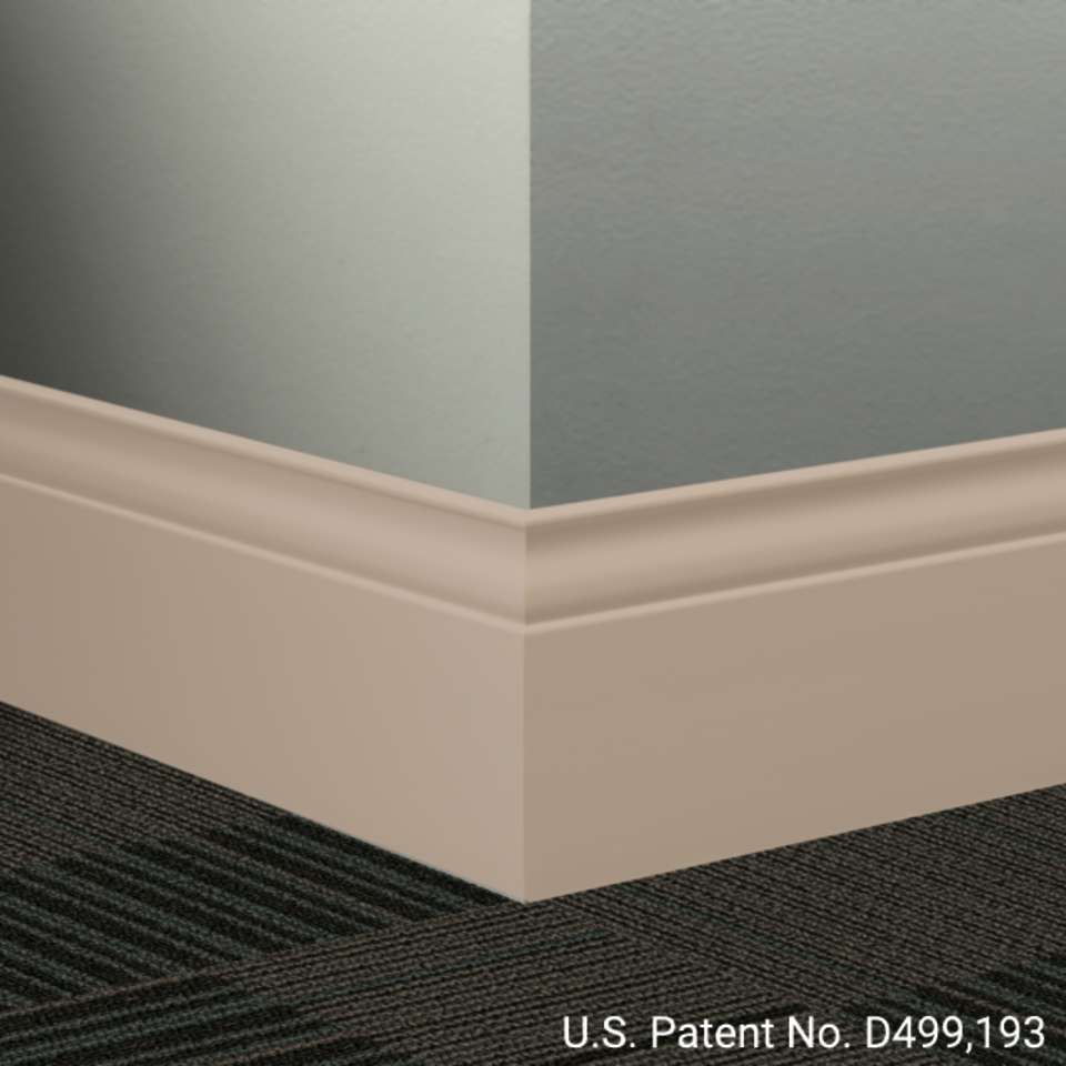 Tarkett - Système de finition murale Millwork - MW 49 G Inflection 5 1⁄4” #49 Beige - Wallbase 8' (paquet de 6)