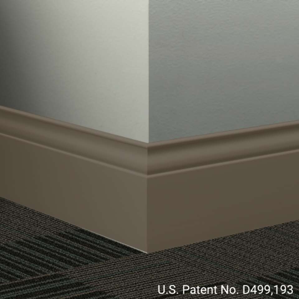 Tarkett - Système de finition murale Millwork - MW 66 G Inflection 5 1⁄4” #66 Either Ore - Wallbase 8' (paquet de 6)