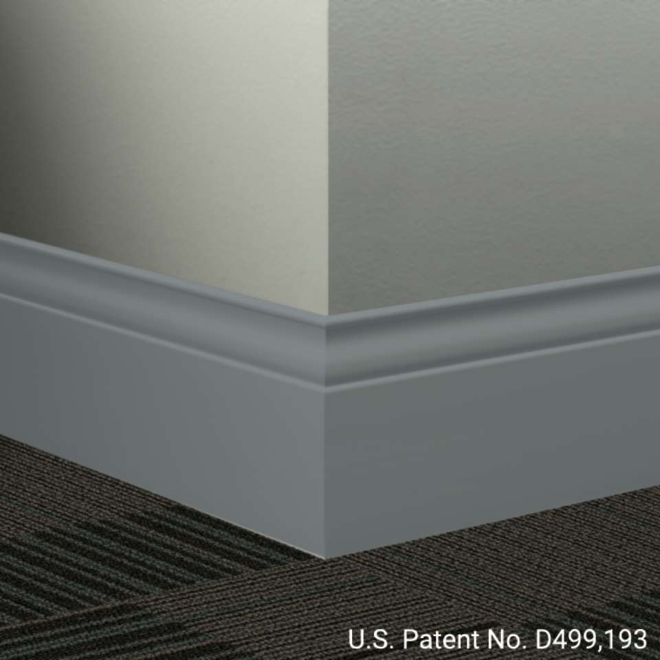 Tarkett - Système de finition murale Millwork - MW 71 G Inflection 5 1⁄4” #71 Storm Cloud - Wallbase 8' (paquet de 6)