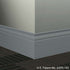 Tarkett - Système de finition murale Millwork - MW 71 G Inflection 5 1⁄4” #71 Storm Cloud - Wallbase 8' (paquet de 6)