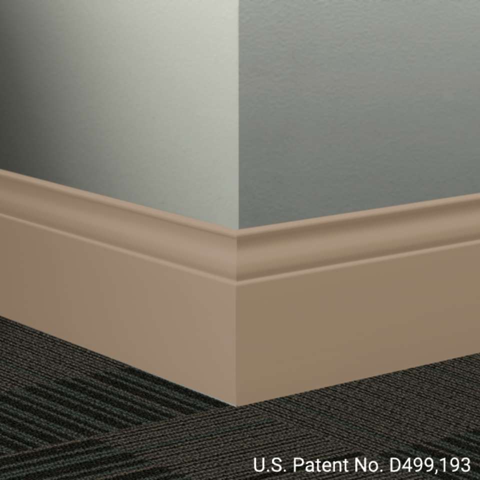 Tarkett - Système de finition murale Millwork - MW TA1 G Inflection 5 1⁄4” #TA1 Tannery - Wallbase 8' (paquet de 6)