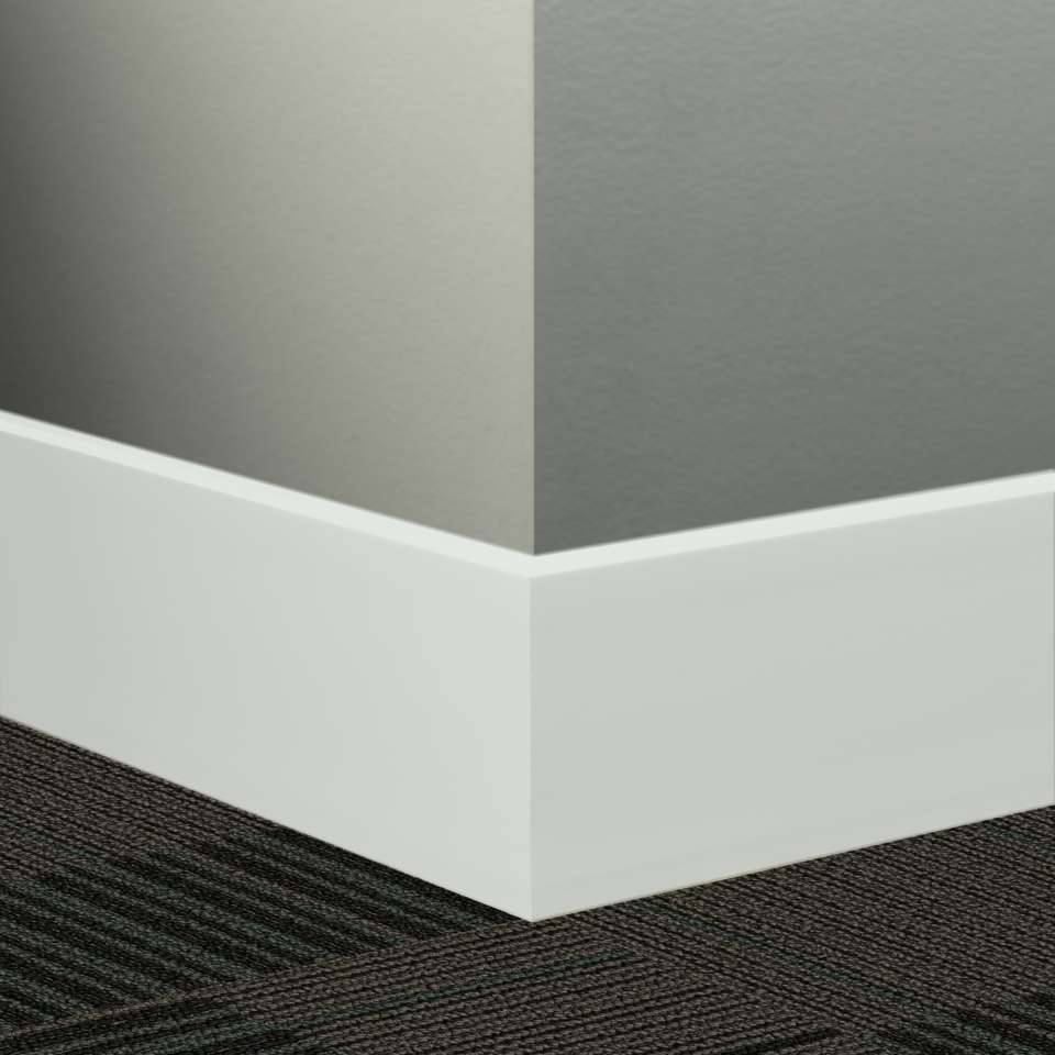 Tarkett - Système de finition murale Millwork - MW 50 H Mandalay 4 1⁄2” #50 White - Wallbase 8' (paquet de 5)