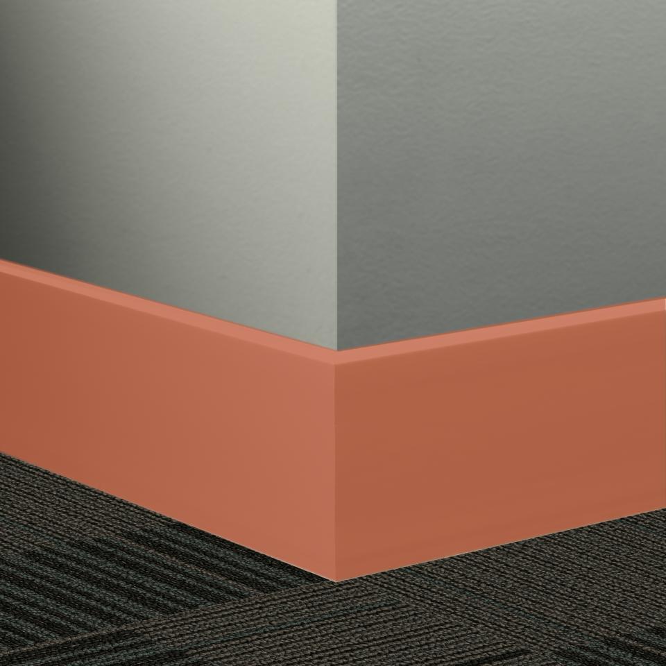 Tarkett - Plinthe Millwork profilée en caoutchouc Mandalay #VM1 Hot Spice 3" x 8' (paquet de 7)