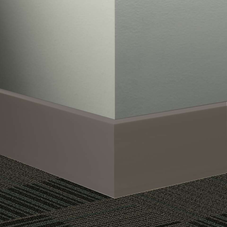 Tarkett - Système de finition murale Millwork - MW 47 H6 Mandalay 6" #47 Brown - Wallbase 8' (paquet de 4)