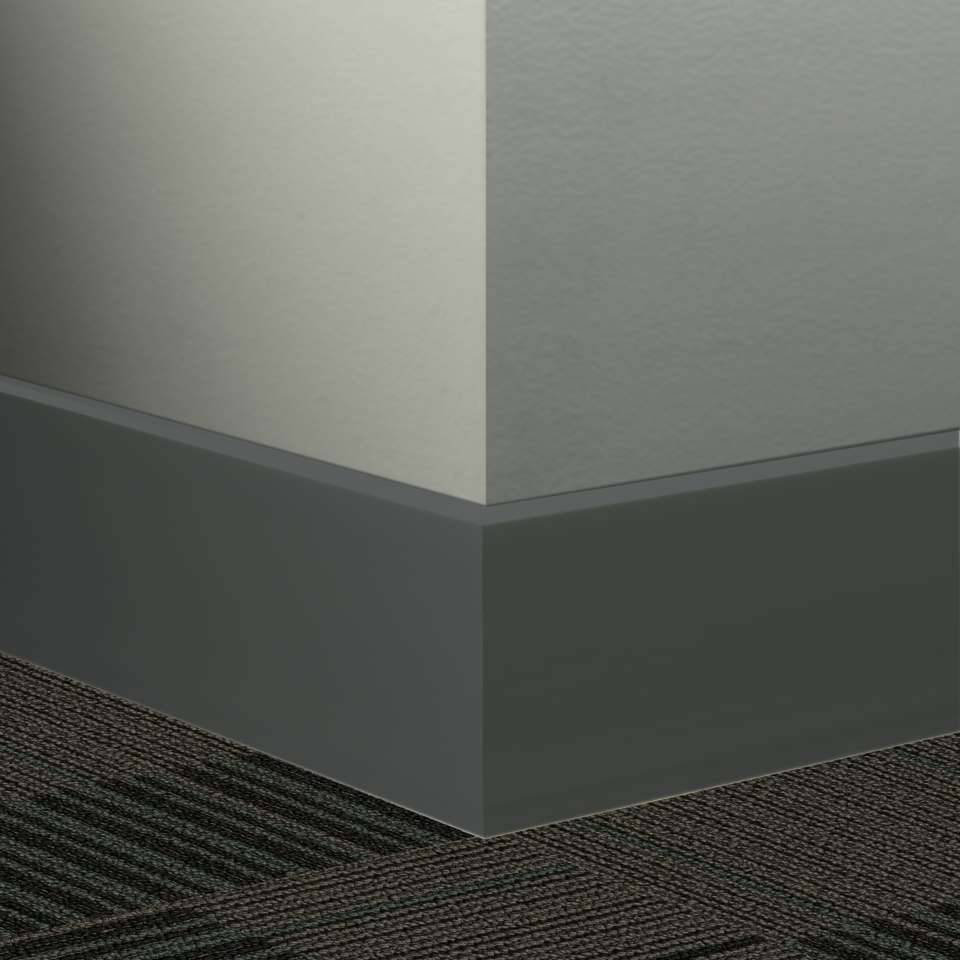 Tarkett - Système de finition murale Millwork - MW 82 H6 Mandalay 6" #82 Black Pearl - Wallbase 8' (paquet de 4)