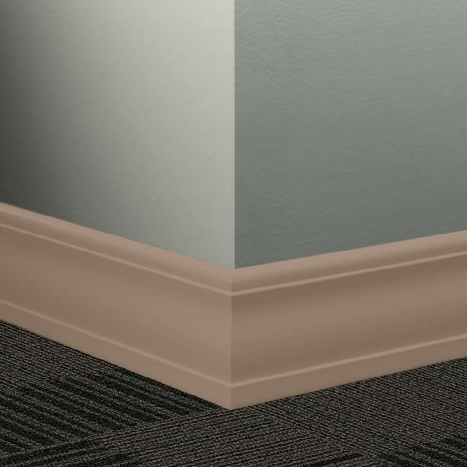 Tarkett - Système de finition murale Millwork - MW 45 J Silhouette 4" #45 Sandalwood - Wallbase 8' (paquet de 6)