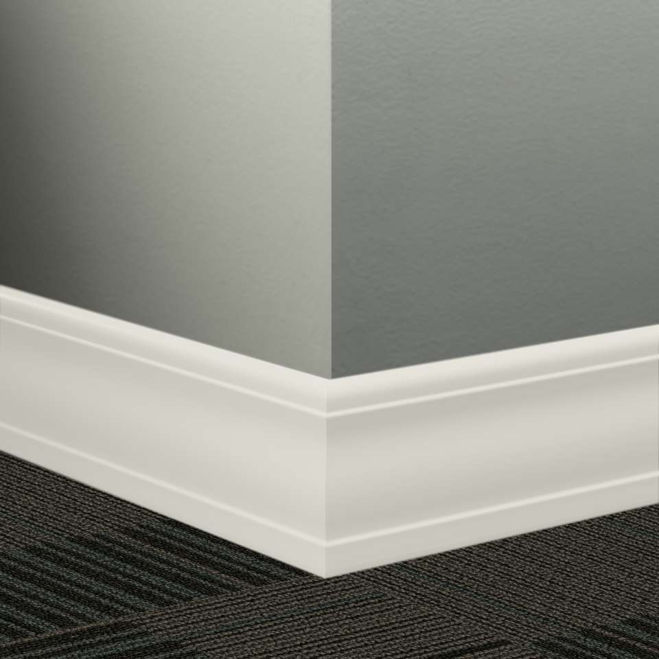 Tarkett - Système de finition murale Millwork - MW 460 J Silhouette 4" #460 Cotton - Wallbase 8' (paquet de 6)