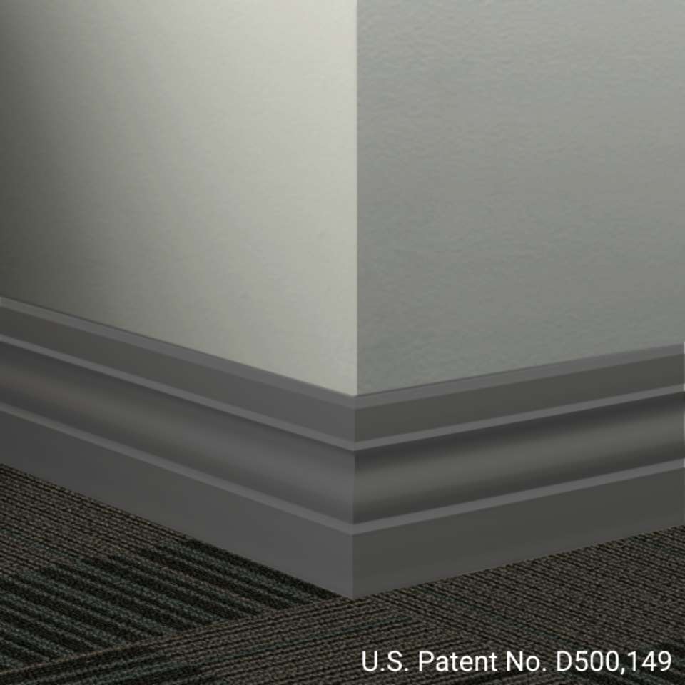 Tarkett - Système de finition murale Millwork - MW 40 K Ambassador 4" #40 Black - Wallbase 8' (paquet de 6)