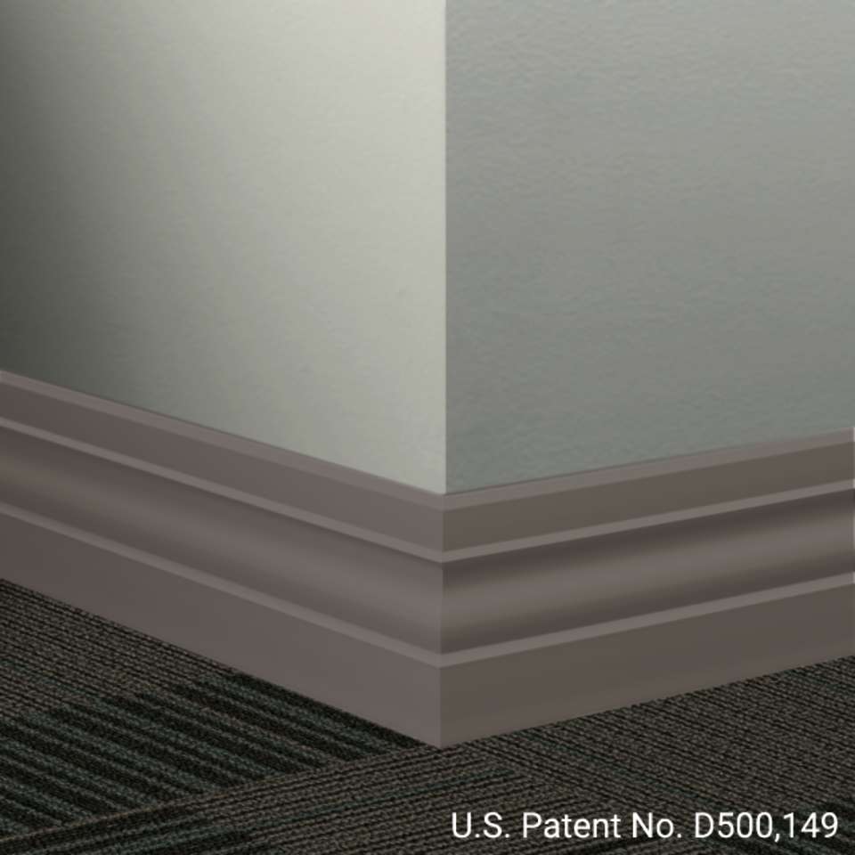 Tarkett - Système de finition murale Millwork - MW 47 K Ambassador 4" #47 Brown - Wallbase 8' (paquet de 6)