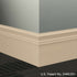 Tarkett - Système de finition murale Millwork - MW 129 M Monarch 6" #129 Silk - Wallbase 8' (paquet de 6)