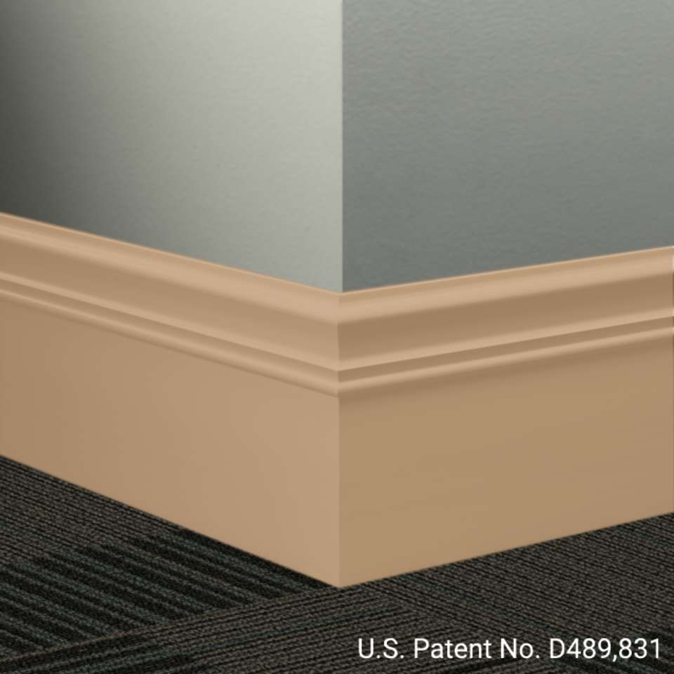 Tarkett - Système de finition murale Millwork - MW 130 M Monarch 6" #130 Sisal - Wallbase 8' (paquet de 6)