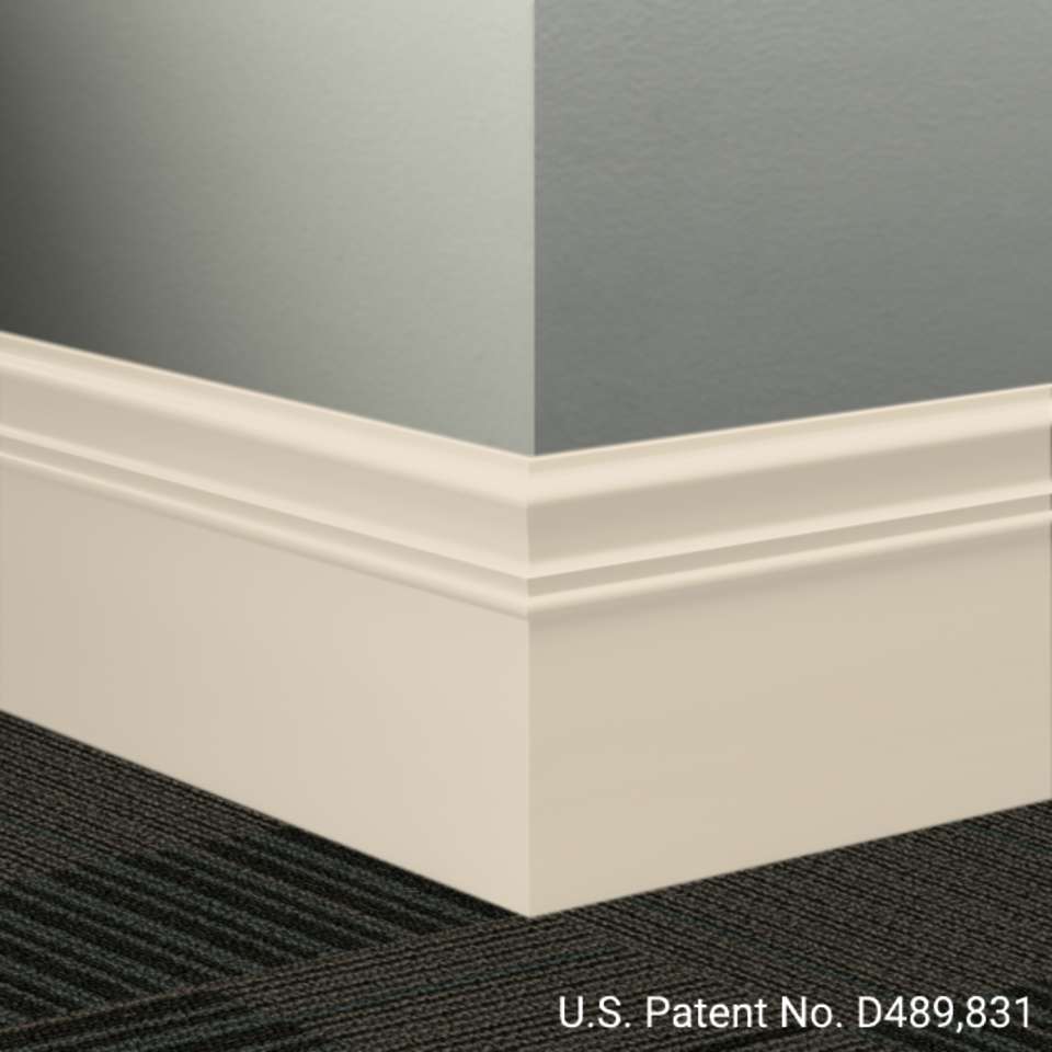 Tarkett - Système de finition murale Millwork - MW 194 M Monarch 6" #194 Antique White - Wallbase 8' (paquet de 6)