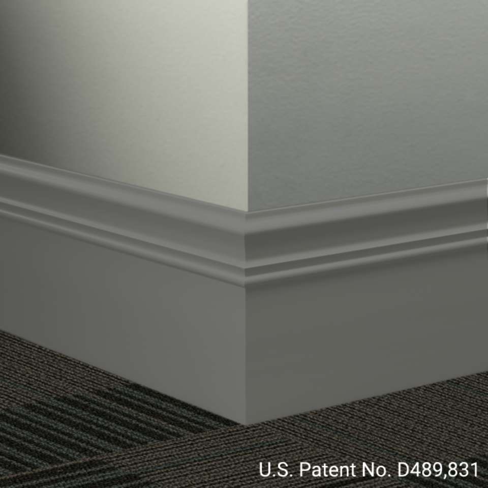 Tarkett - Système de finition murale Millwork - MW 20 M Monarch 6" #20 Charcoal - Wallbase 8' (paquet de 6)